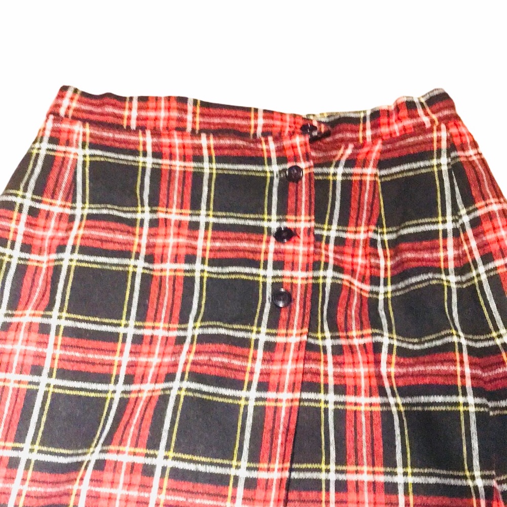 Classic of Boston Vintage Plaid Kilt Style Skirt - Picture 2 of 5